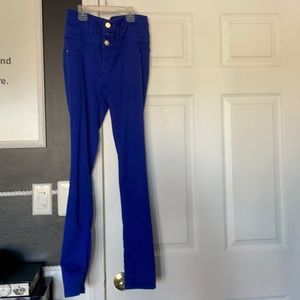 REFUGE royal blue jeans size 0